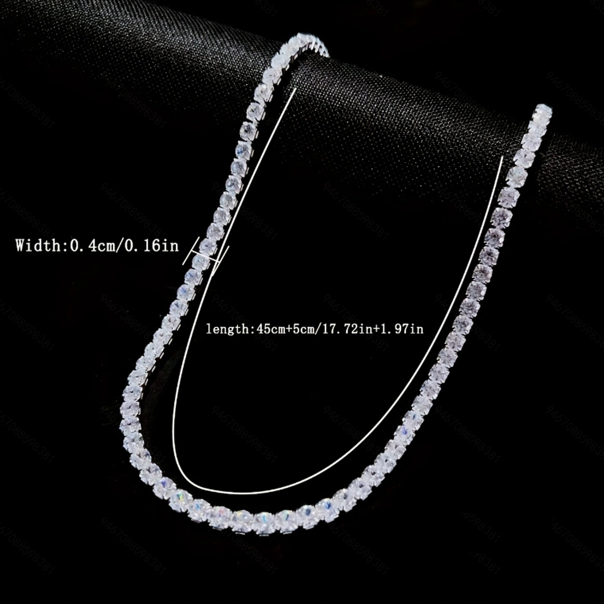 Tennis Iced Necklace - NobleHeritageCharms