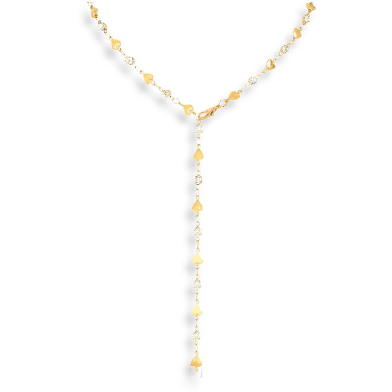 Golden Hearts Necklace - NobleHeritageCharms
