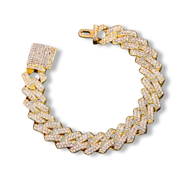 Iced Cuban  Bracelet - NobleHeritageCharms