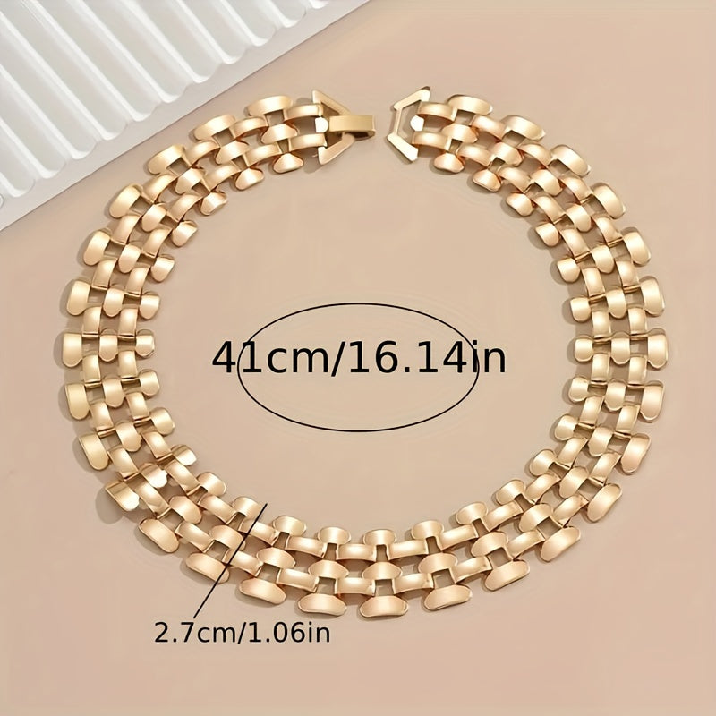 Golden Mosaic Necklace - NobleHeritageCharms