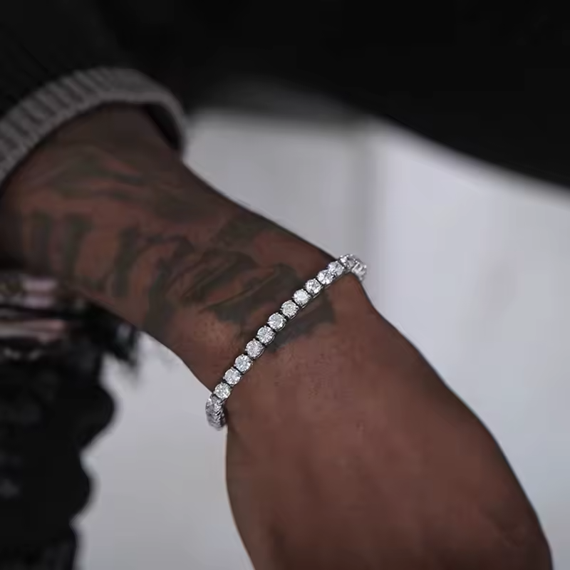 Tennis Bracelet - argento 925 - NobleHeritageCharms