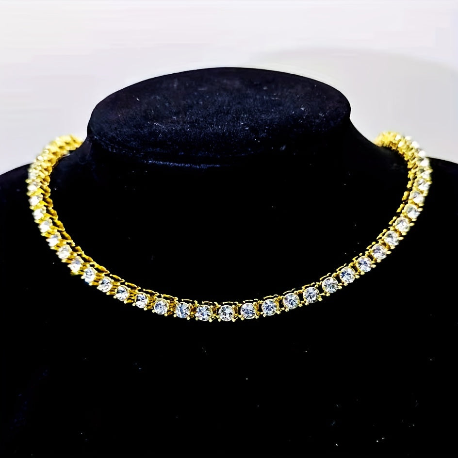 Tennis Iced Necklace - NobleHeritageCharms