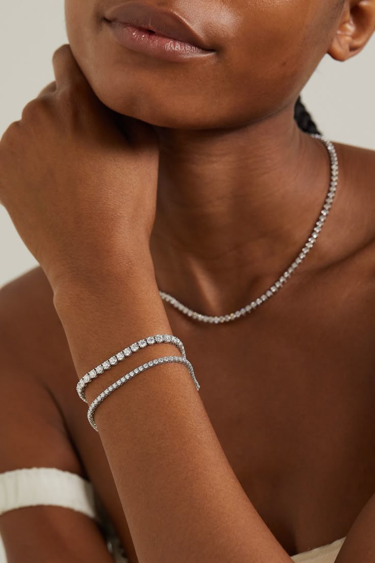 Tennis Bracelet - argento 925 - NobleHeritageCharms