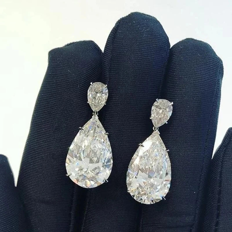 Earrings Venezia Pendant Iced - NobleHeritageCharms