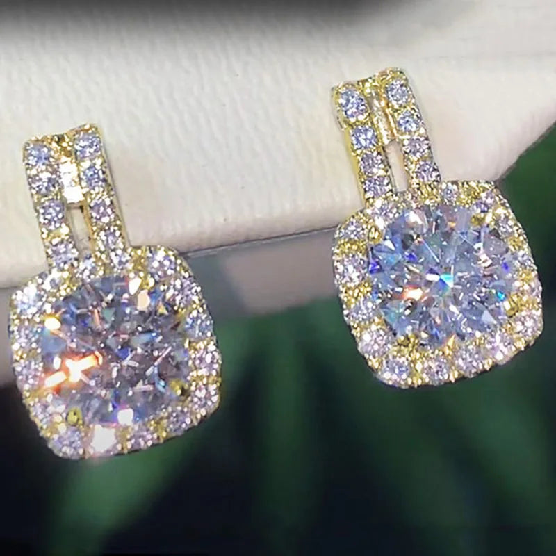 Iced Pendant Earrings