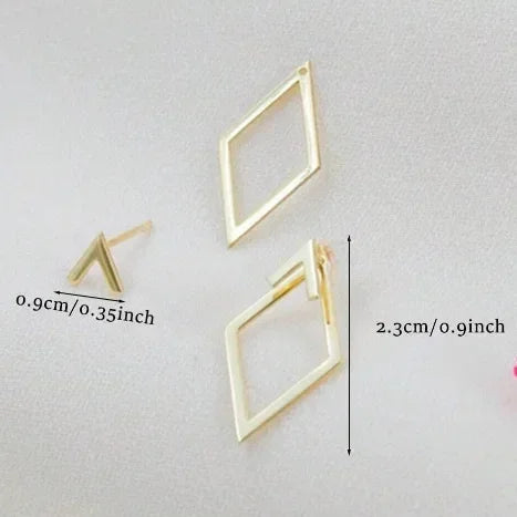 Minimalist Geometric Earrings - NobleHeritageCharms
