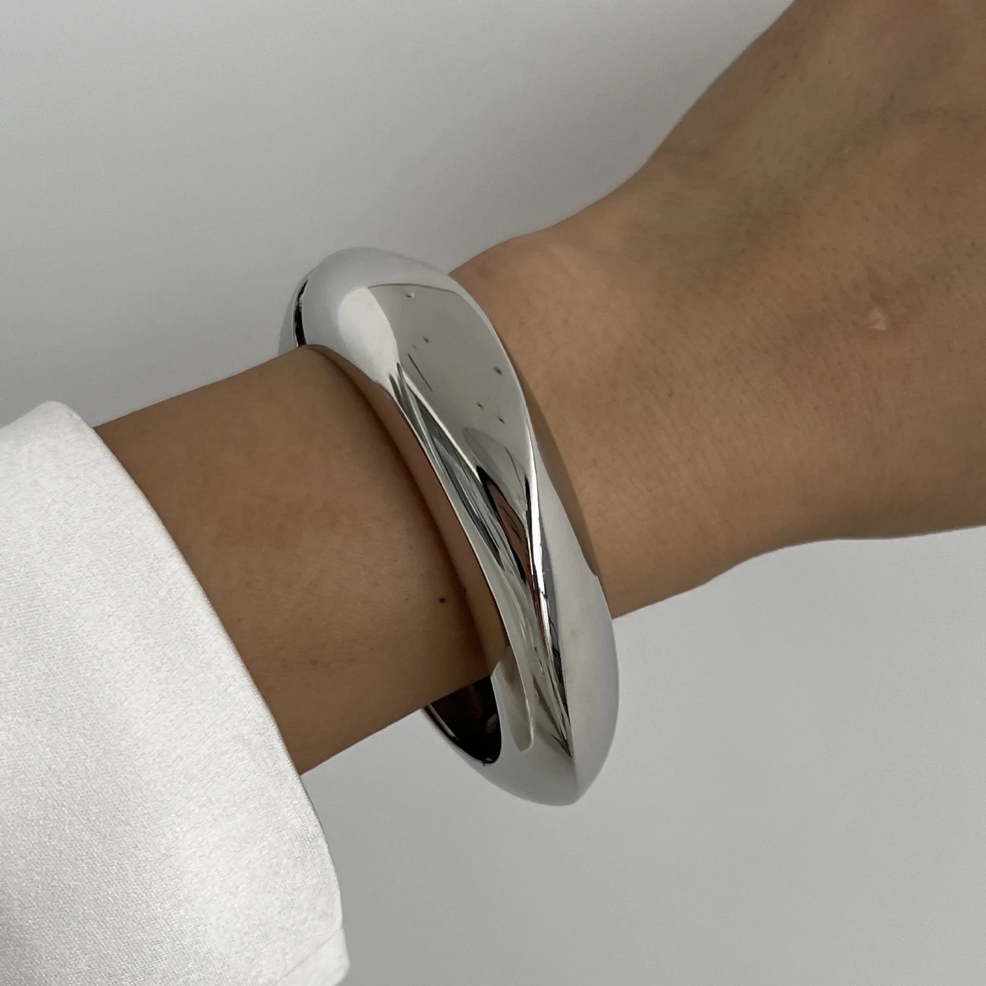 Geometric Metal Cuff Bracelet - NobleHeritageCharms