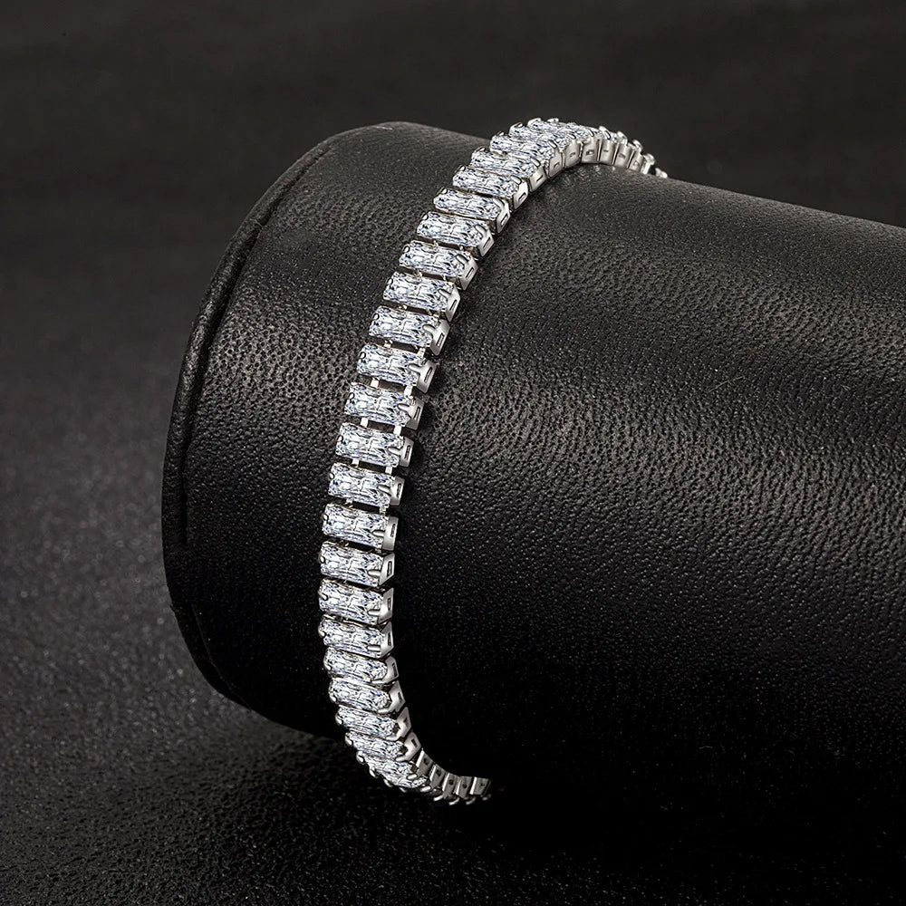 Iced Baguette Bracelet - NobleHeritageCharms
