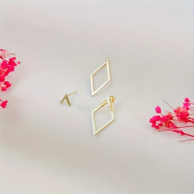 Minimalist Geometric Earrings - NobleHeritageCharms