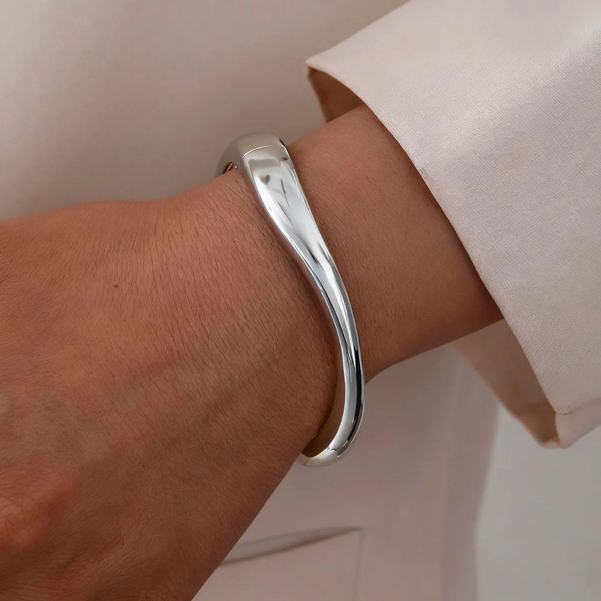 Geometric Metal Cuff - NobleHeritageCharms