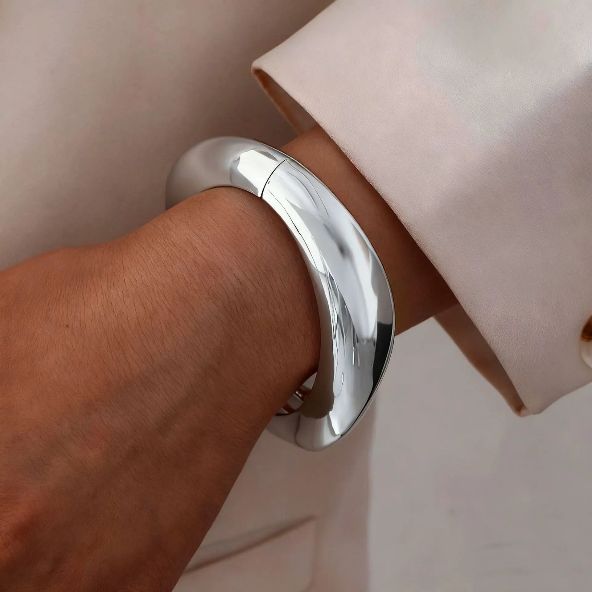 Geometric Metal Cuff - NobleHeritageCharms