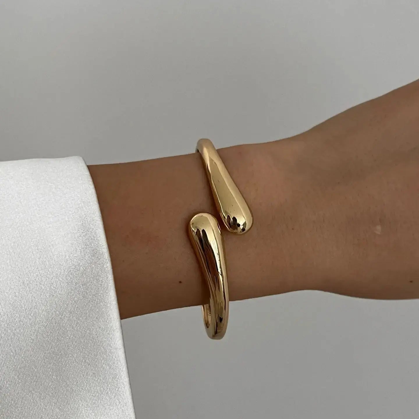 Geometric Metal Cuff Bracelet - NobleHeritageCharms