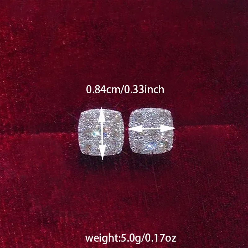 Stud Iced Earrings - NobleHeritageCharms
