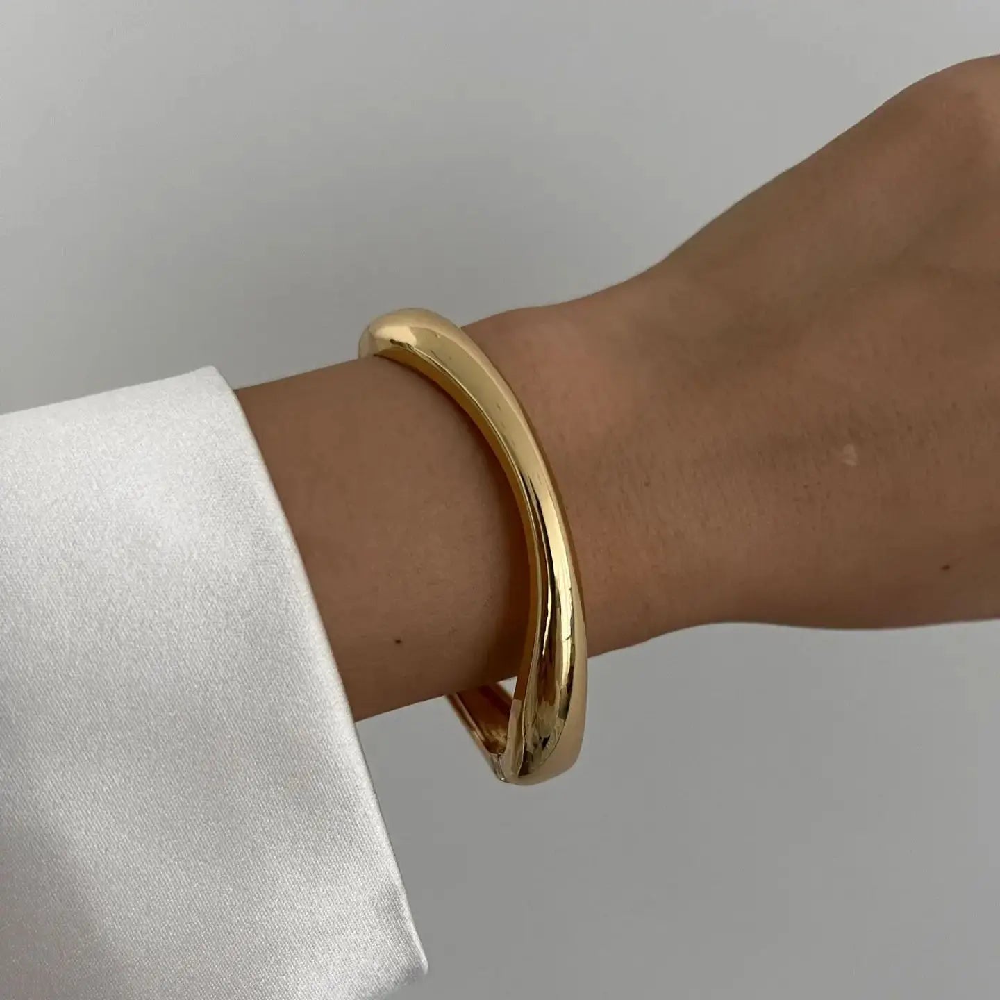 Geometric Metal Cuff Bracelet - NobleHeritageCharms