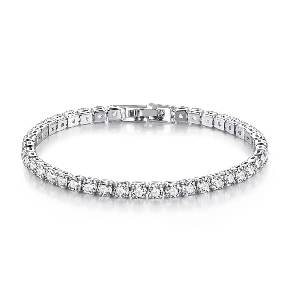 Tennis Bracelet - argento 925 - NobleHeritageCharms