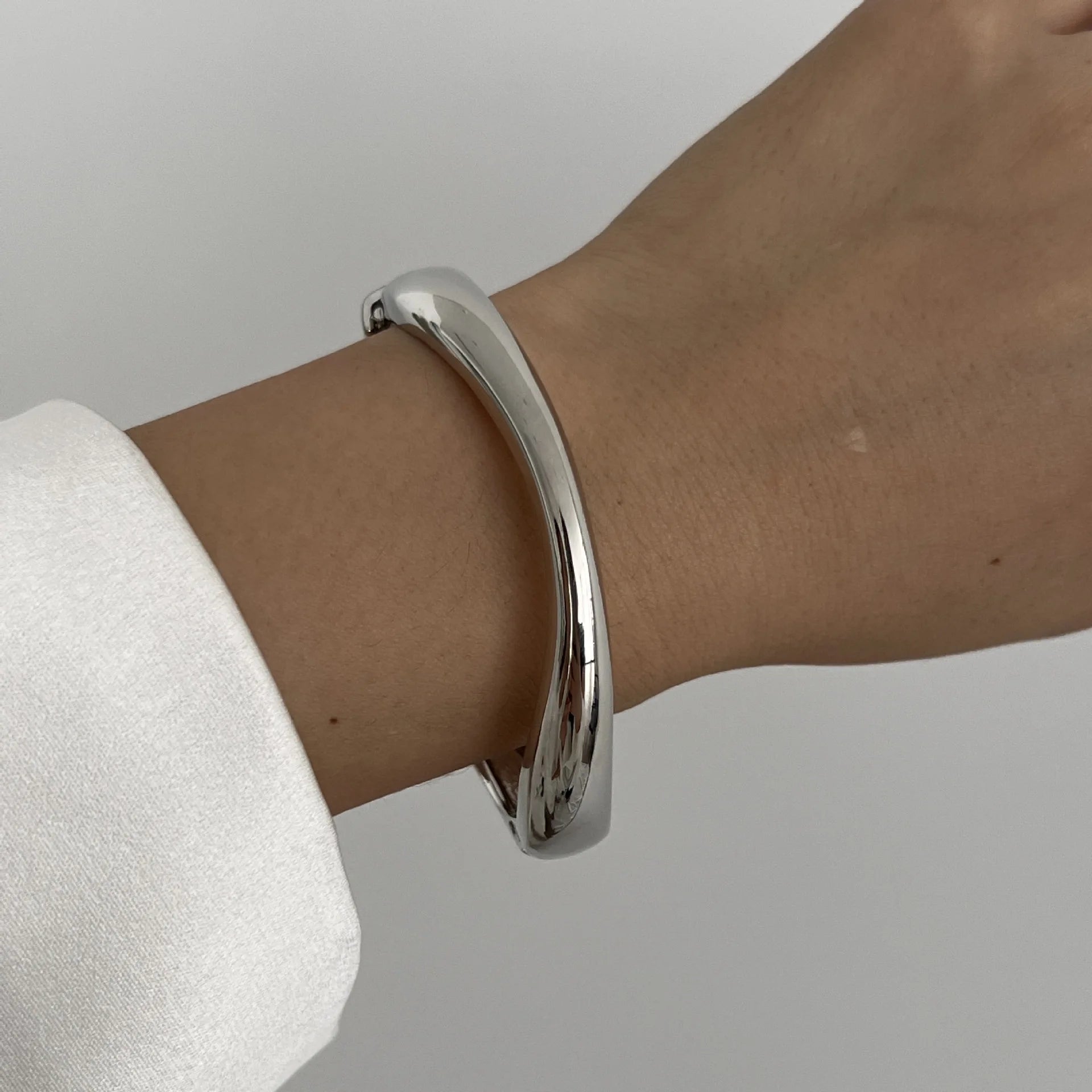 Geometric Metal Cuff Bracelet - NobleHeritageCharms