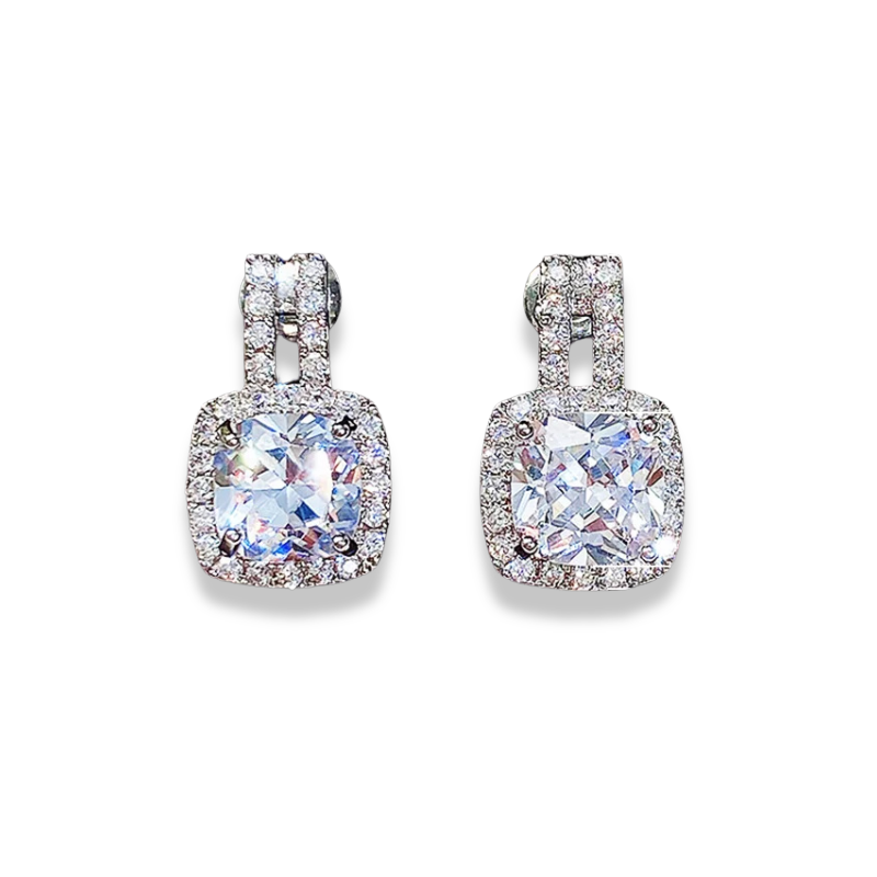Iced Pendant Earrings - NobleHeritageCharms